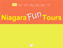 Tablet Screenshot of niagarafuntours.com